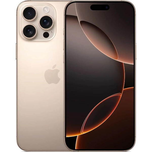 Мобильный телефон Apple iPhone 16 Pro Max 2024 iOS 8/512 Гб бежевый титан MYWN3J/A