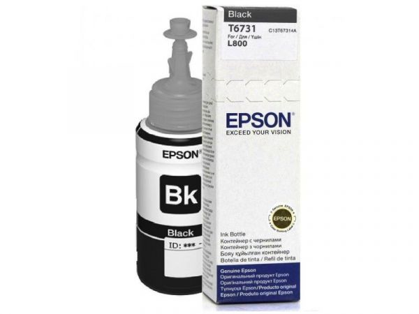 Тонер для картриджа Epson T67314A для L800 black (70мл) (о)