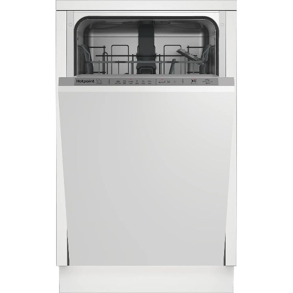 Встраиваемая посудомоечная машина Hotpoint-Ariston HIS 1B69WS узкая, белый